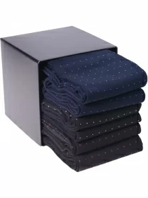 Набор мужских носков из мерсеризованного хлопка, 6 пар (ТМ Sergio di Calze), PG-18SC1-6, микс 2