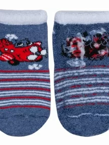 Детские махровые носки "Красная ветка", М-650, ДЖИНС