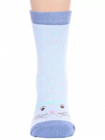 Детские махровые носки Альтаир, С112, ГОЛУБЫЕ