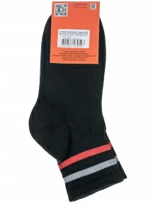 Детские спортивные носки "Красная ветка", С-525, ЧЕРНЫЕ