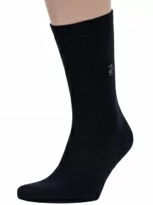 Комплект из 3 пар мужских махровых носков Гамма, 3-СММ, С513, ЧЕРНЫЕ