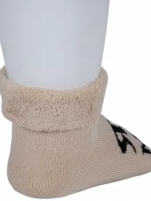 Детские махровые носки RuSocks (Орудьевский трикотаж), Д-111-01, рис. 01, БЕЖЕВЫЕ