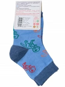 Детские носки "Борисоглебский трикотаж", 8С741, ГОЛУБЫЕ