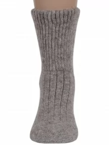 Детские носки из 100% монгольской шерсти (Монголка), 02150, СЕРЫЕ