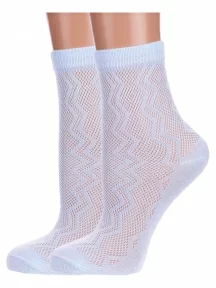Комплект из 2 пар детских носков Hobby Line, 2-Ндх3538, БЛЕДНО-ГОЛУБЫЕ