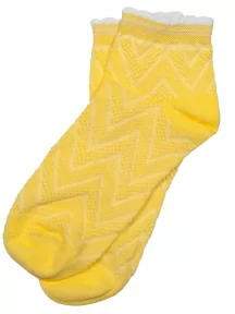 Детские носки ХОХ, d-1224, ЖЕЛТЫЕ