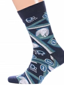 Мужские носки «Красная ветка», С-1363, СИНИЕ