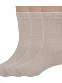 Комплект из 3 пар детских носков LORENZLine, 3-Л33, БЕЖЕВЫЕ