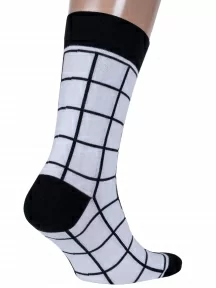 Мужские носки "Нева-Сокс", MAG-24, БЕЛО-ЧЕРНЫЕ