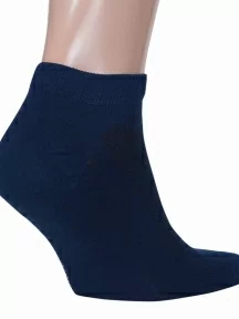 Короткие бамбуковые носки Grinston socks (PINGONS), 15D33, СИНИЕ
