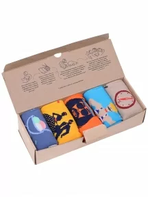 Набор из 5 пар мужских носков MSCLUB №М06, ВИМ5-НМ6, микс 3