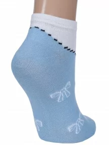 Женские носки VASILINA, 7С3248, ГОЛУБЫЕ