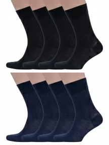 Набор мужских носков из микромодала, 8 пар (ТМ Grinston socks), PG-15D7-8, микс 1