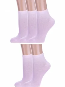 Комплект из 5 пар детских носков Альтаир, 5-Д82, СВЕТЛО-РОЗОВЫЕ