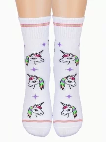 Детские носки "Красная ветка", С-588, БЕЛЫЕ