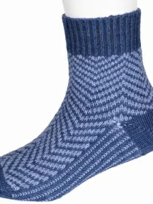 Комплект из 3 пар детских полушерстяных носков RuSocks (Орудьевский трикотаж), 3-Д-382, ДЖИНС