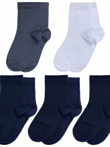 Комплект из 5 пар детских носков LORENZLine, 5-Л33, микс 7