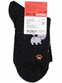 Женские спортивные носки Брестские (БЧК), 20С1128, рис. 578, ЧЕРНЫЕ