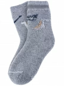 Детские махровые носки Hobby Line, 7629-6, СВЕТЛО-СЕРЫЕ