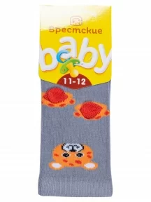 Детские носки Брестские (БЧК), 18С3086, рис. 701, СВЕТЛО-СЕРЫЕ