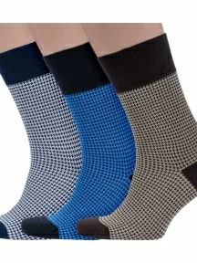 Комплект из 3 пар мужских бамбуковых носков Sergio di Calze (PINGONS), 3-17SC5, микс 3