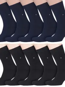 Комплект из 10 пар мужских махровых носков RuSocks (Орудьевский трикотаж) микс 4 (10-М-188)