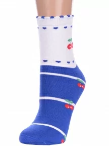 Детские махровые носки LORENZline, П3М, СИНИЕ