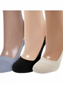 Комплект из 3 пар женских подследников ХОХ, 3-SG-1301, микс 7