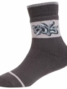 Детские махровые носки "Красная ветка", С-638, КОРИЧНЕВО-СЕРЫЕ