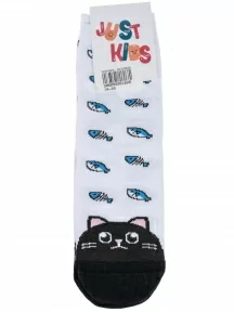 Детские носки "Красная ветка", С-1782, БЕЛЫЕ