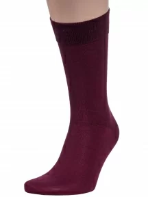 Мужские носки из мерсеризованного хлопка Sergio Di Calze (PINGONS), 17SC6, БОРДОВЫЕ