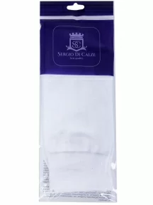 Мужские носки из мерсеризованного хлопка Sergio Di Calze (PINGONS), 17SC6, БЕЛЫЕ