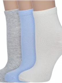 Комплект из 3 пар детских носков Akos, 3-ВК41000-0, микс 10