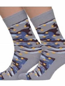 Комплект из 2 пар носков ХОХ FANTASY, 2-XF, XF-44 СЕРЫЕ