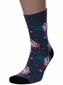 Мужские носки Брестские (БЧК), 20С2146, рис. 537 ТЕМНО-СЕРЫЕ МЕЛАНЖ