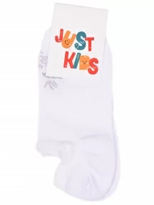 Подростковые ультракороткие носки "Красная ветка", ПС-1419, БЕЛЫЕ
