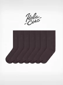 Набор из 7 пар мужских носков "Нева-Сокс", 7-ПН-01Э, КОРИЧНЕВЫЕ