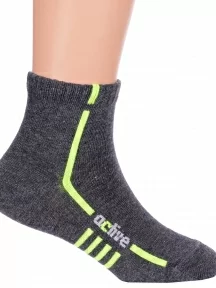 Детские спортивные носки Conte kids, 7С-97СП, рис. 132, ТЕМНО-СЕРЫЕ