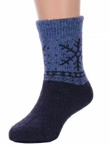 Детские теплые махровые носки Hobby Line, Ндад7620, ТЕМНО-СИНИЕ