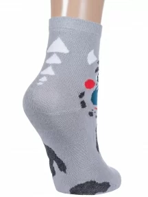 Комплект из 3 пар детских носков "Красная ветка", 3-С-2163, СЕРЫЕ