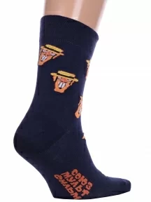 Мужские носки "Бременские музыканты" Брестские (БЧК), 23С2155, рис. 518, ТЕМНО-СИНИЕ