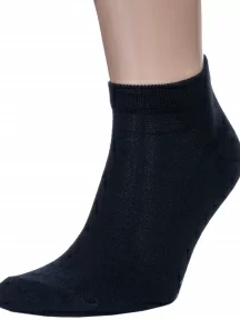 Короткие бамбуковые носки Grinston socks (PINGONS), 15D33, ЧЕРНЫЕ