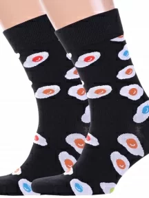 Комплект из 2 пар носков Hobby Line, 2-нус80128-03-06, ЧЕРНЫЕ