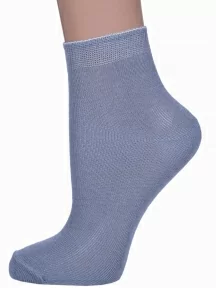 Детские носки из 100% хлопка "НАШЕ" Смоленской чулочной фабрики, С115, рис. 1, СЕРЕБРИСТО-СЕРЫЕ №54