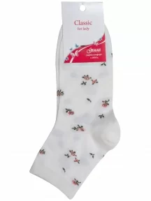 Комплект из 3 пар женских носков Гамма, 3-С780, КРЕМОВЫЕ