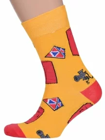 Мужские носки MSCLUB №5564, ВиМ-58Э, ЖЕЛТЫЕ