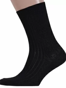 Набор из 100 пар хлопковых мужских носков AROS, НА-100, черные