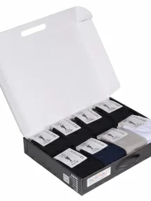 Набор из 24 пар мужских носков "Cavalliere" (RuSocks), CR-24, микс