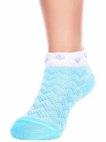 Детские носки "Борисоглебский трикотаж", 8С49, БИРЮЗОВЫЕ