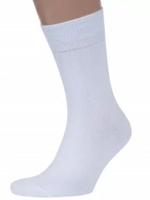 Мужские носки MSCLUB, ПН-01Э, БЕЛЫЕ
